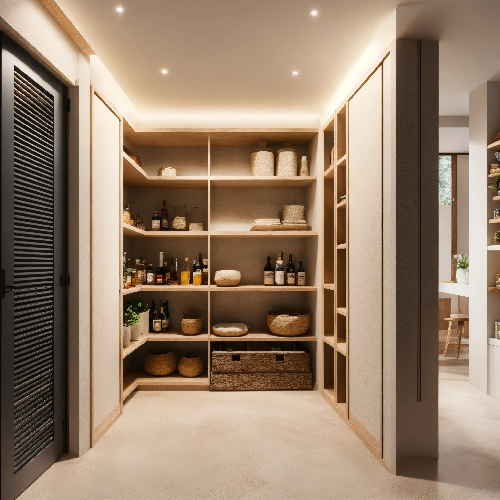 Multi-purpose furniture in urban studio